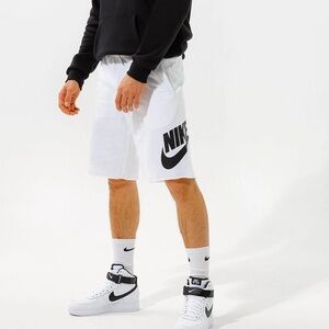 Nike Sportswear French Terry Cotton Sweat Shorts White AT5267-010 Men's Med